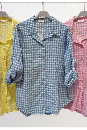 FRÄSCH RUTIG SKJORTA