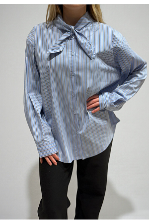 SNYGG RANDIG BLUS MED KNUT