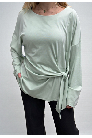 Fin tröja med knyt på sidan