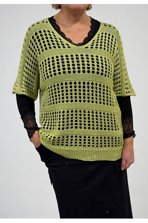 SUPERFIN VIRKAD OVERSIZE-TOPP