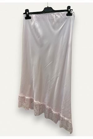 SNEDSKUREN KJOL MED SPETSKANT - SILKE