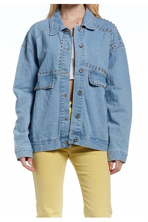 NITDEKORERAD JEANSJACKA