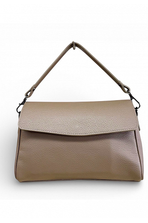 ELEGANT AXELVÄSKA I ÄKTA SKINN