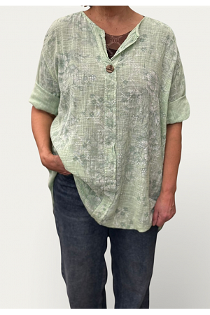 TUNIKA MED DIFFUST BLOMMÖNSTER