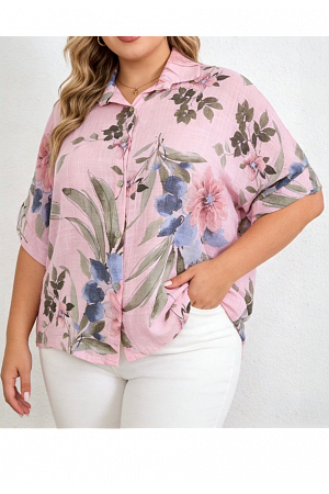 BLOMMIG BOMULLSTUNIKA