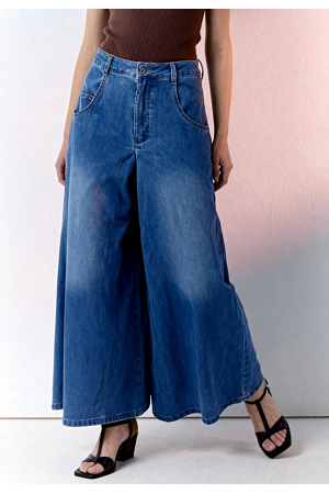 DENIM CULOTTE JEANS