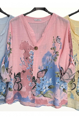 TUNIKA MED FJÄRILSMOTIV