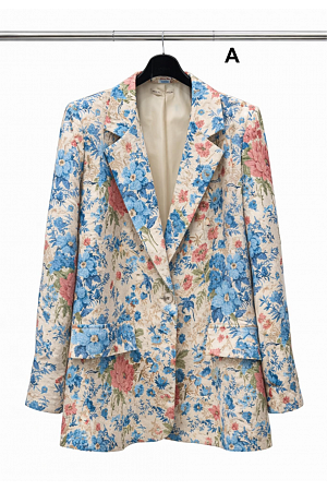 SOMMARFRÄSCH BLOMMIG KAVAJ