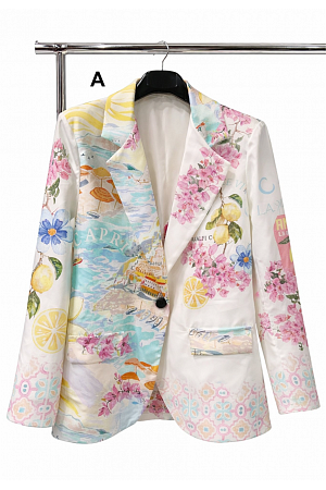 KAVAJ MED FÄRGSTARKT PRINT