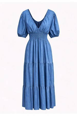 SOMRIG DENIMKLÄNNING