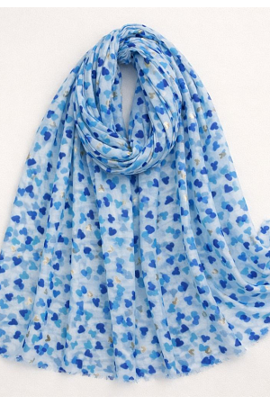 HJÄRTMÖNSTRAD SCARF