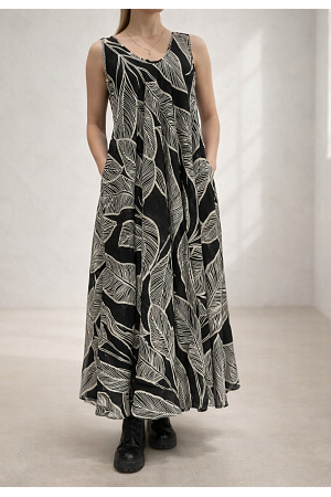 SOMMARKLÄNNING MED FICKOR