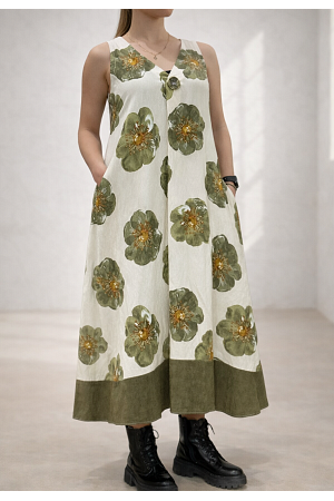 MÖNSTRAD SOMMARKLÄNNING