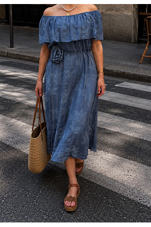MÖNSTRAD SOMMARKLÄNNING