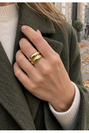 DOUBLE DOME RING