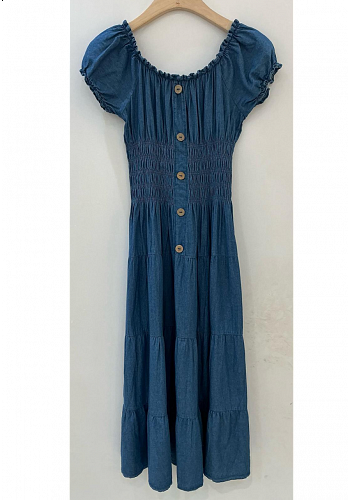 KORTARE DENIMKLÄNNING 2