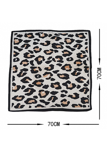LEOPARDMÖNSTRAD LITEN SCARF 2