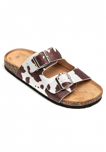 SANDAL MED TRENDIGT COW-MÖNSTER 2