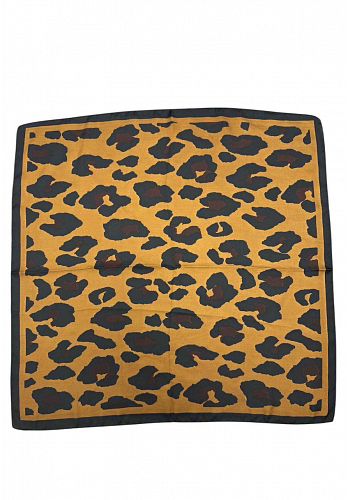 SATINSCARF LEOPARDMÖNSTRAD 2