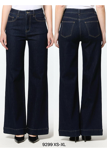 VIDA JEANS MED SYDD KANT 2