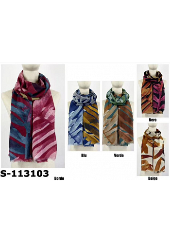 ZEBRAMÖNSTRAD SCARF 2