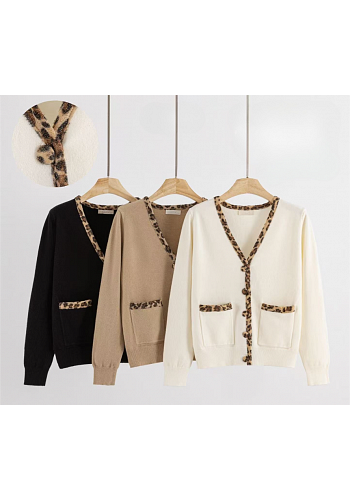 LEO-KANTAD CARDIGAN MED KNAPPAR 2