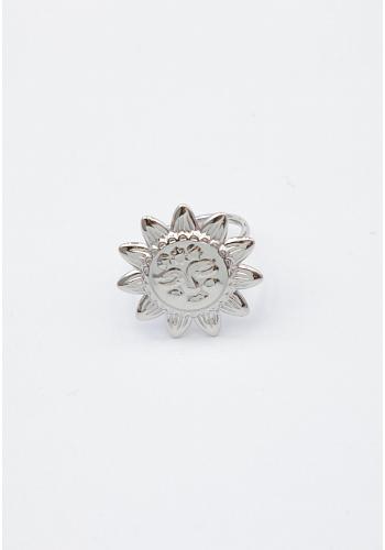 JUSTERBAR RING MED SOLMOTIV 2