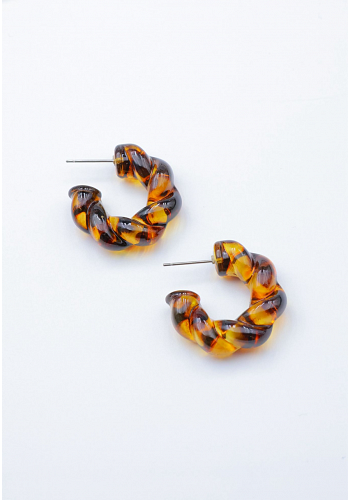 LEOPARDMÖNSTRADE SNURRADE HOOPS 2