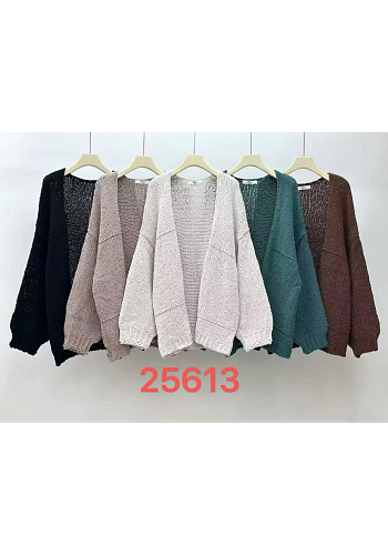 ÖPPEN STICKAD CARDIGAN 2