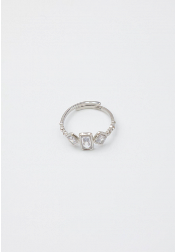 JUSTERBAR RING MED STENAR 2