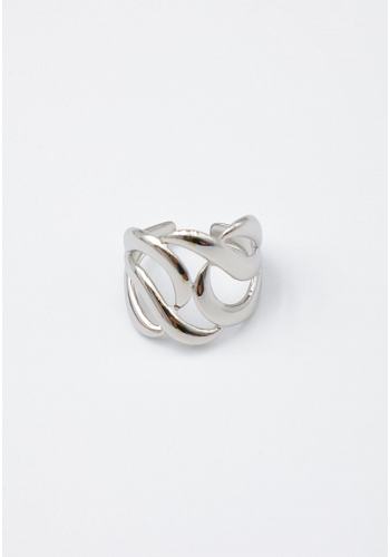 JUSTERBAR RING MED FLÄTAD DESIGN 2
