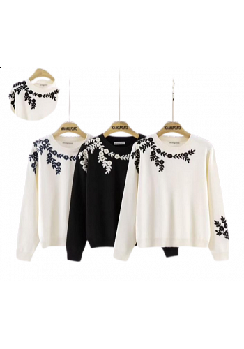 BRODERAD TRÖJA MED DETALJER MIXAT PACK 2