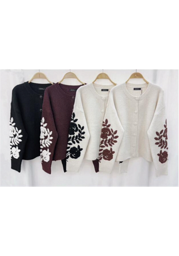BRODERAD KOFTA MED BLOMMIGA ÄRMAR MIXAT PACK 2