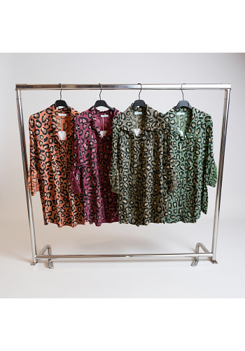 LEOPARDSKJORTA I VISKOSE 2