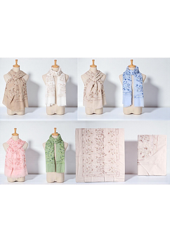 BRODERAD SJAL MED BOHEMISK KÄNSLA 2