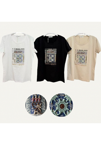 T-SHIRT MED TRYCK (mixat pack) 2