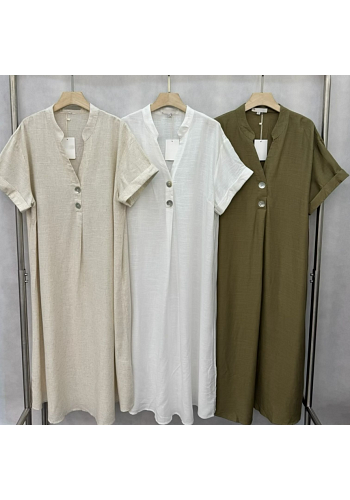 LÅNG KLÄNNING I LINNEMIX (mixat pack) 2