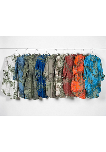 PALMBLADSMÖNSTRAD SKJORTA 2