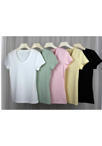 V-RINGAD BASIC T-SHIRT MIXAT PACK 2