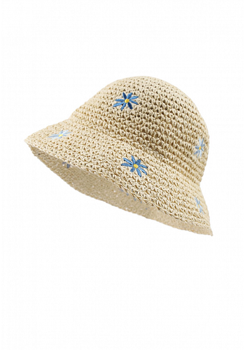 BUCKET-HATT MED BLOMMOR 2
