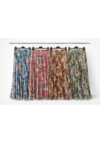 PLISSERAD KJOL MED MÖNSTER 2