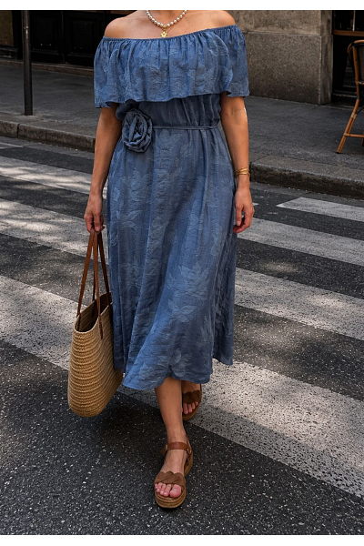 MÖNSTRAD SOMMARKLÄNNING