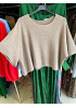 Fin poncho-topp, oversized modell 4