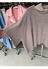 Fin poncho-topp, oversized modell 9