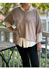 Fin poncho-topp, oversized modell 3