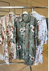 Blommig klänning/kimono med fickor 5