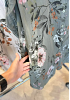 Blommig klänning/kimono med fickor 4