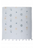 BRODERAD SCARF MED BLOMMOR 16