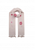 BRODERAD SCARF MED BLOMMOR 2
