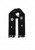 BRODERAD SCARF MED BLOMMOR 11